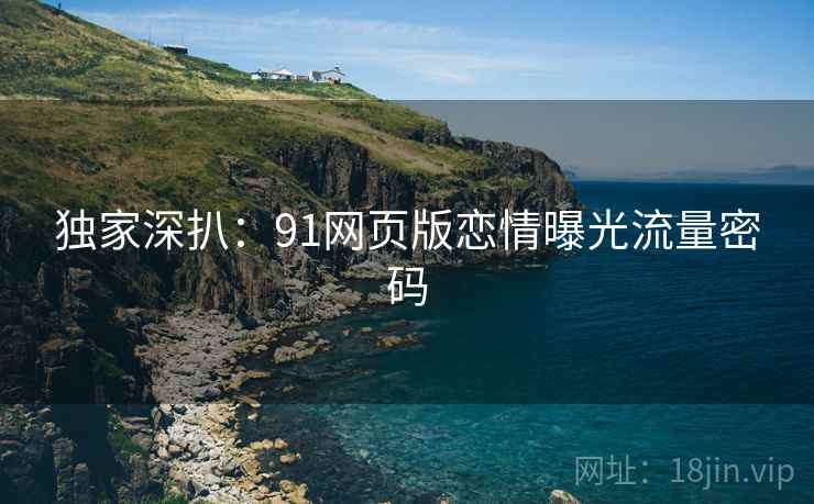 独家深扒:91网页版恋情曝光流量密码 独家深扒:91网页版恋情曝光流量密码